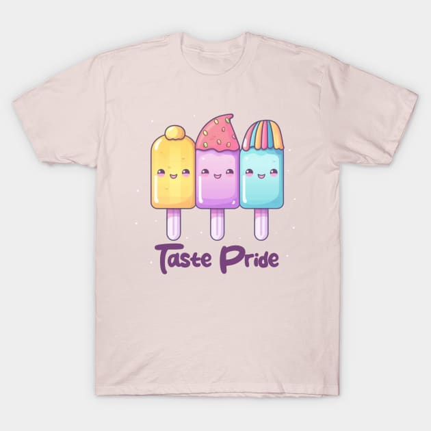 Kawaii Adorable Taste Pride Popsicles T-Shirt by Yamabushi's Kawaii Store